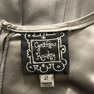 Vintage Cynthia Rowley Silver Dress